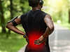 Sportif souffrant de mal de dos après une activité physique